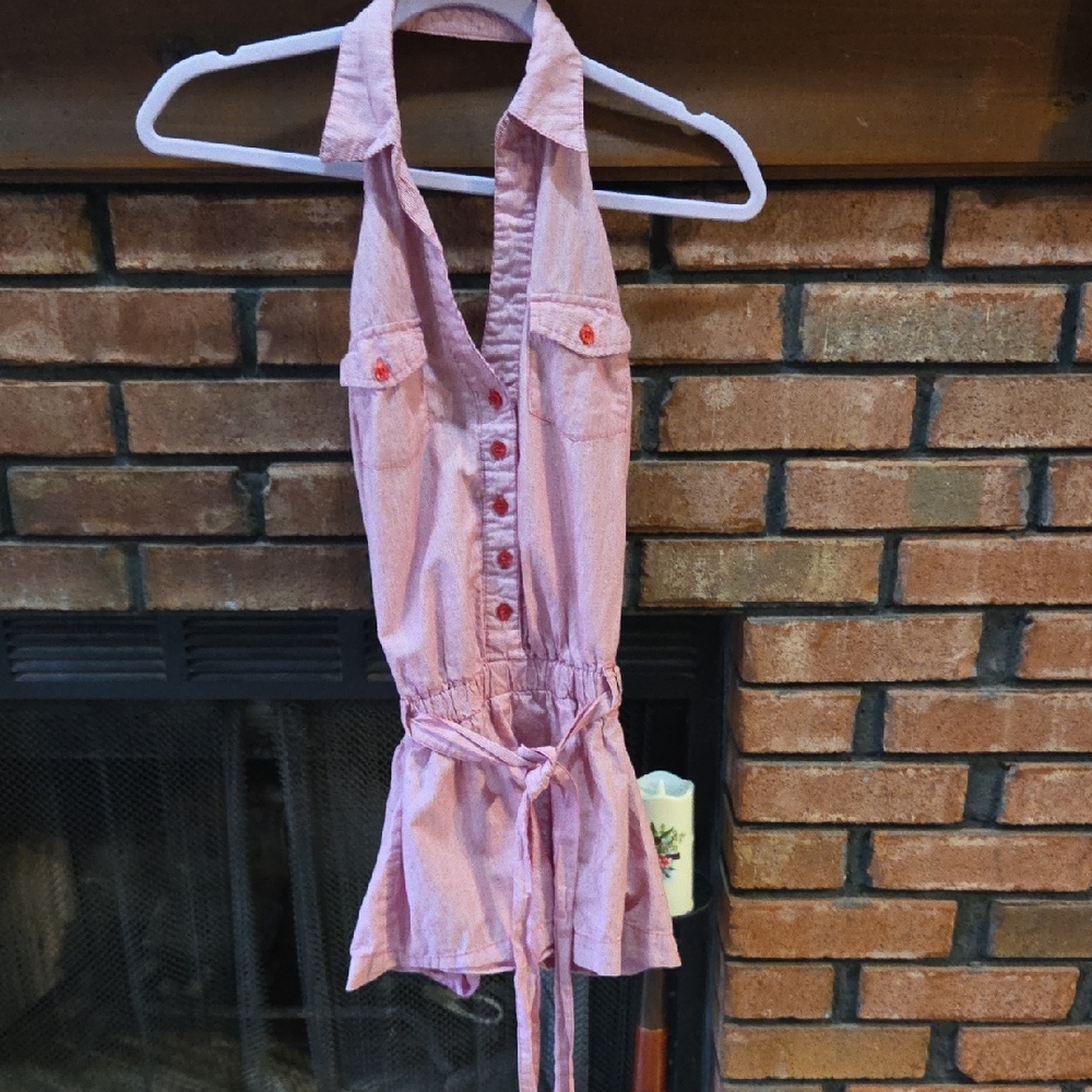 Pink Kids Romper